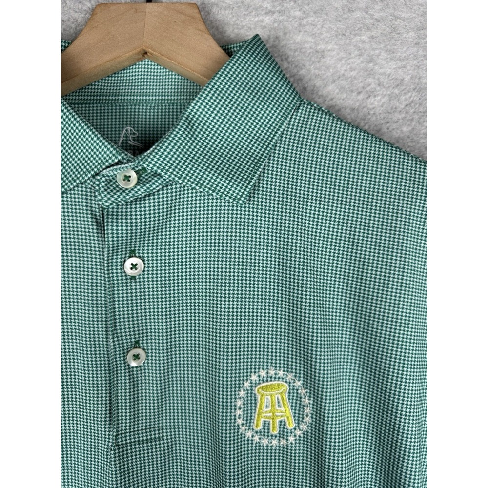 Rhoback Green Checkered Polo Shirt